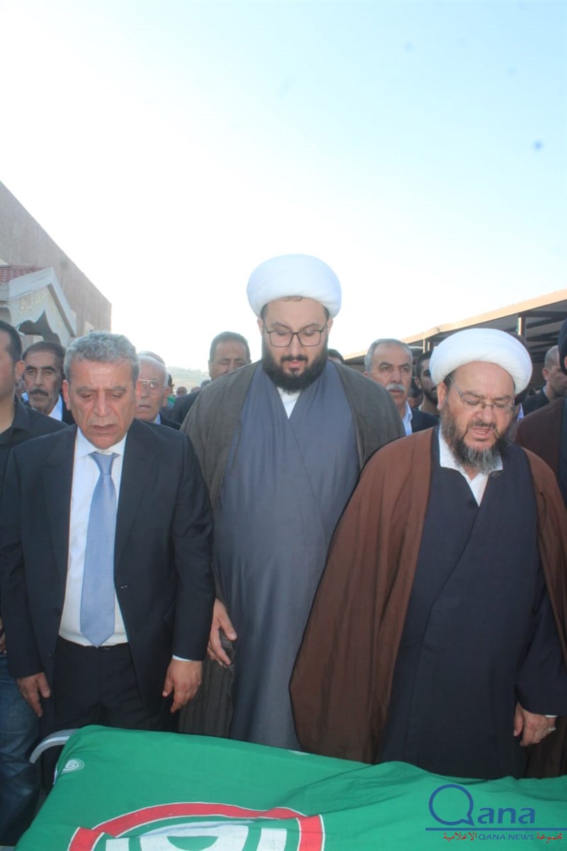 تشييع احد كوادر حركة امل الحاج حسين علي خليل ابو علي في بلده كونين 