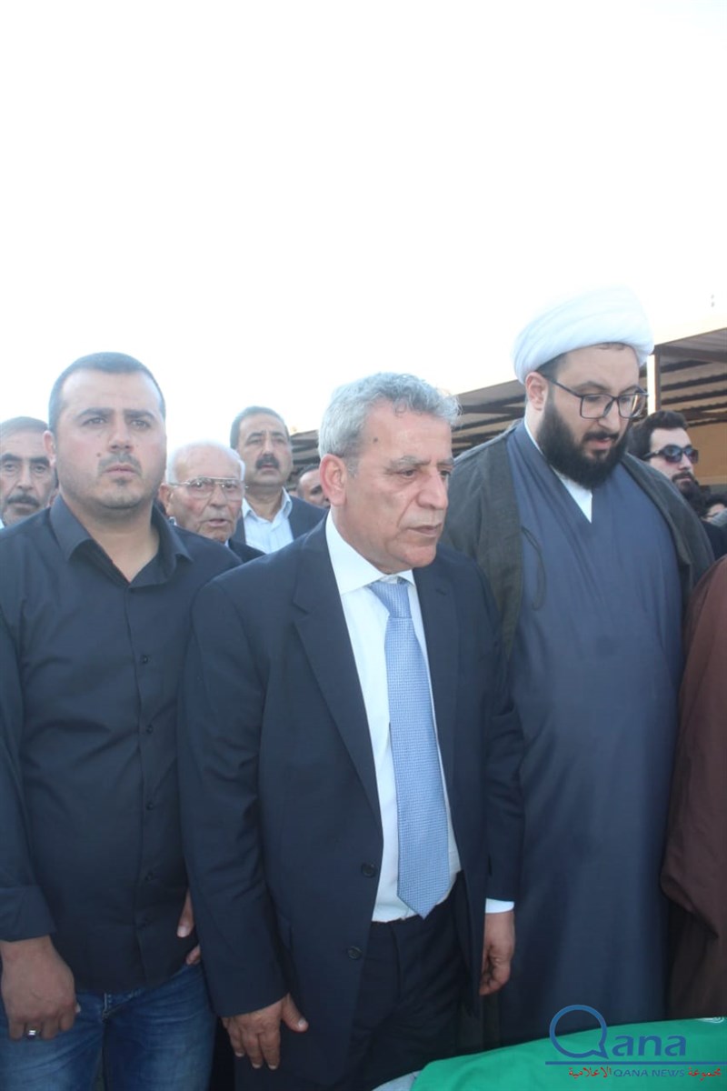 تشييع احد كوادر حركة امل الحاج حسين علي خليل ابو علي في بلده كونين 