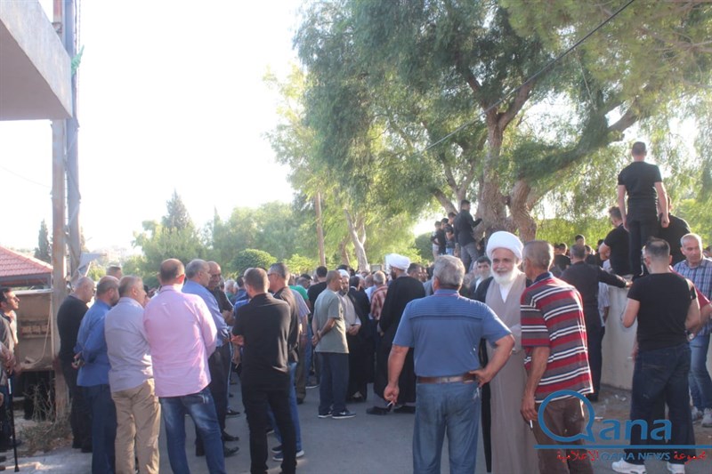 تشييع احد كوادر حركة امل الحاج حسين علي خليل ابو علي في بلده كونين 