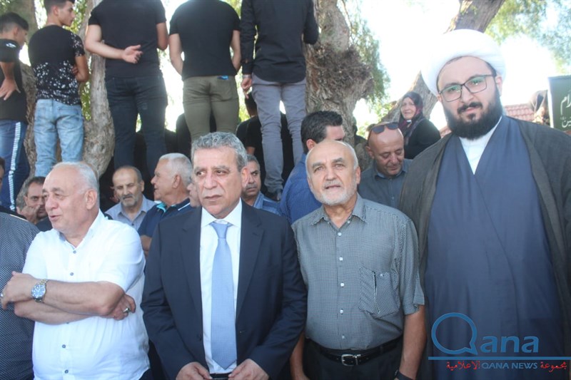 تشييع احد كوادر حركة امل الحاج حسين علي خليل ابو علي في بلده كونين 