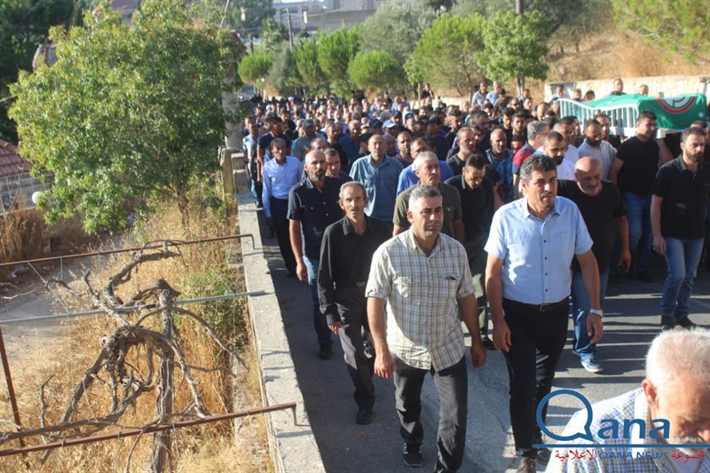تشييع احد كوادر حركة امل الحاج حسين علي خليل ابو علي في بلده كونين 