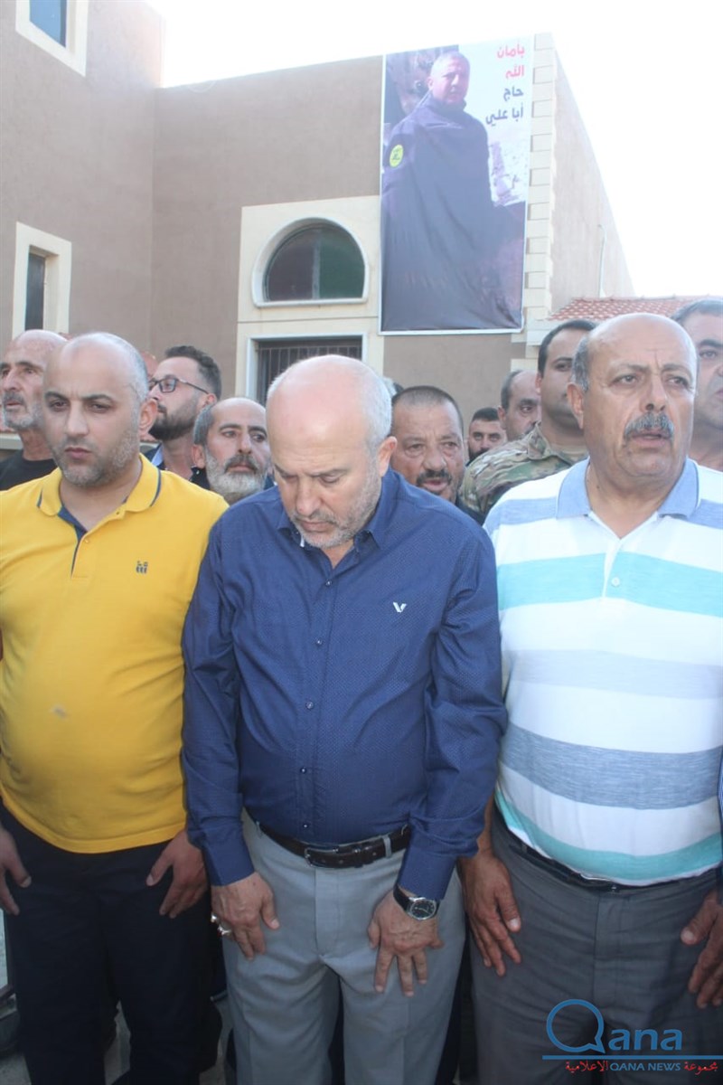 تشييع احد كوادر حركة امل الحاج حسين علي خليل ابو علي في بلده كونين 