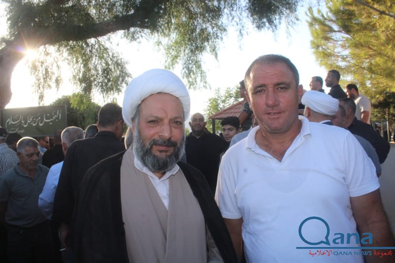 تشييع احد كوادر حركة امل الحاج حسين علي خليل ابو علي في بلده كونين 