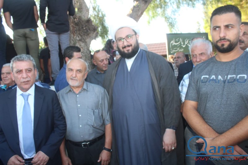 تشييع احد كوادر حركة امل الحاج حسين علي خليل ابو علي في بلده كونين 
