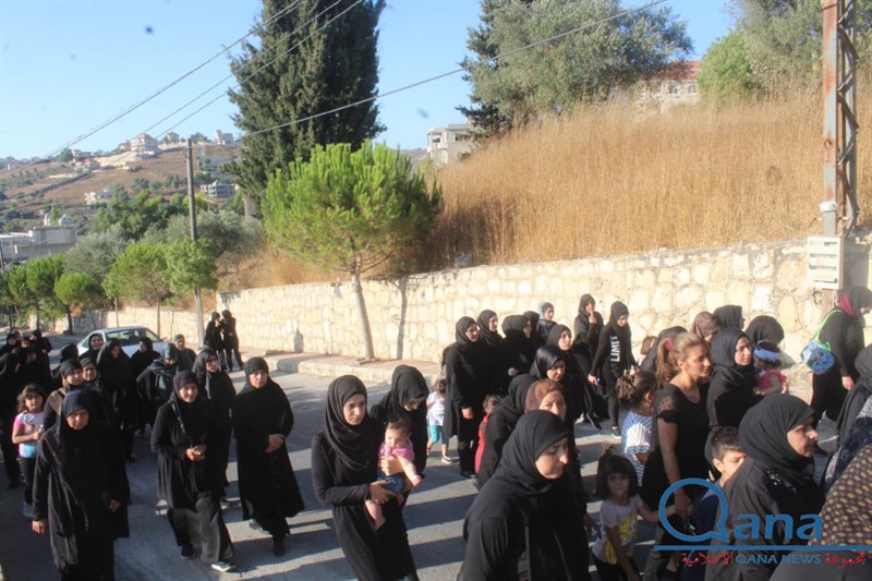 تشييع احد كوادر حركة امل الحاج حسين علي خليل ابو علي في بلده كونين 