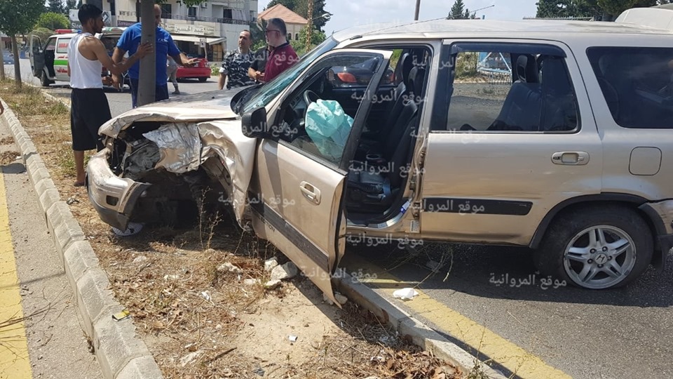 4 جرحى في حادث سير على اوتوستراد المصيلح النبطية