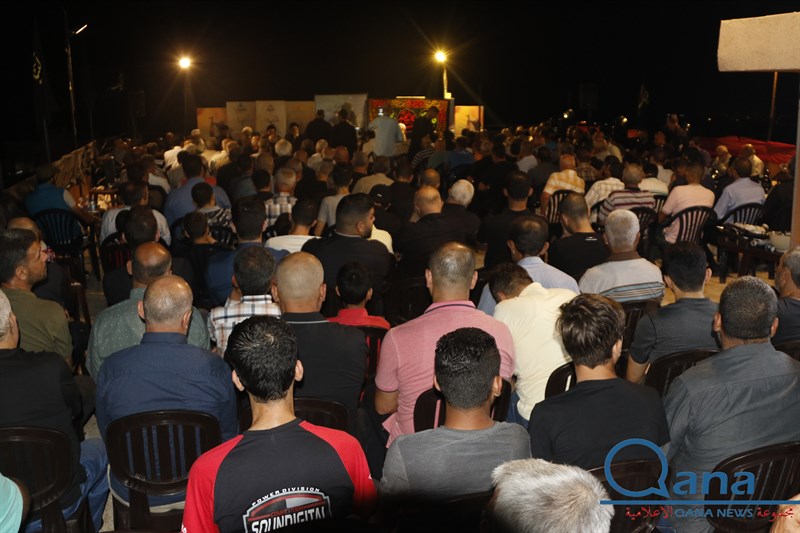 مجلس عزاء حسيني في دارة الحاج جعفر سليمان 