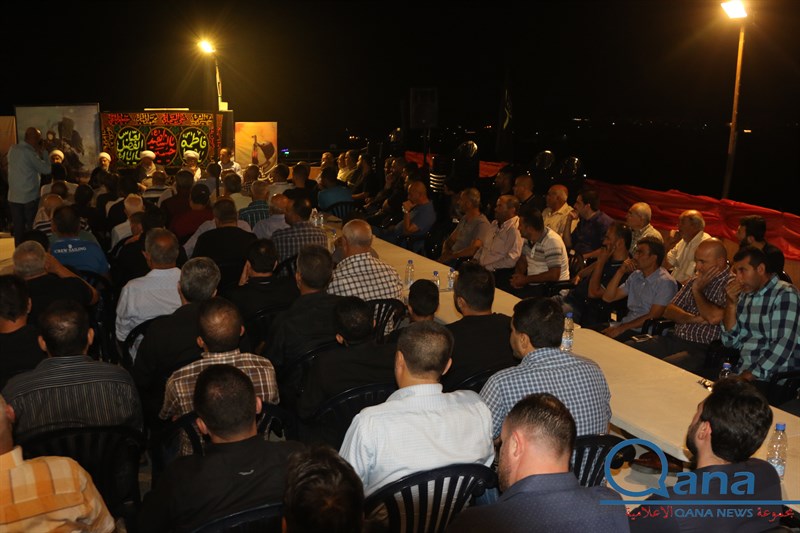 مجلس عزاء حسيني في دارة الحاج جعفر سليمان 