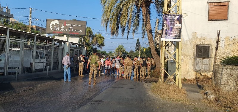  الجيش اعاد فتح الطرق المقطوعة في صيدا
